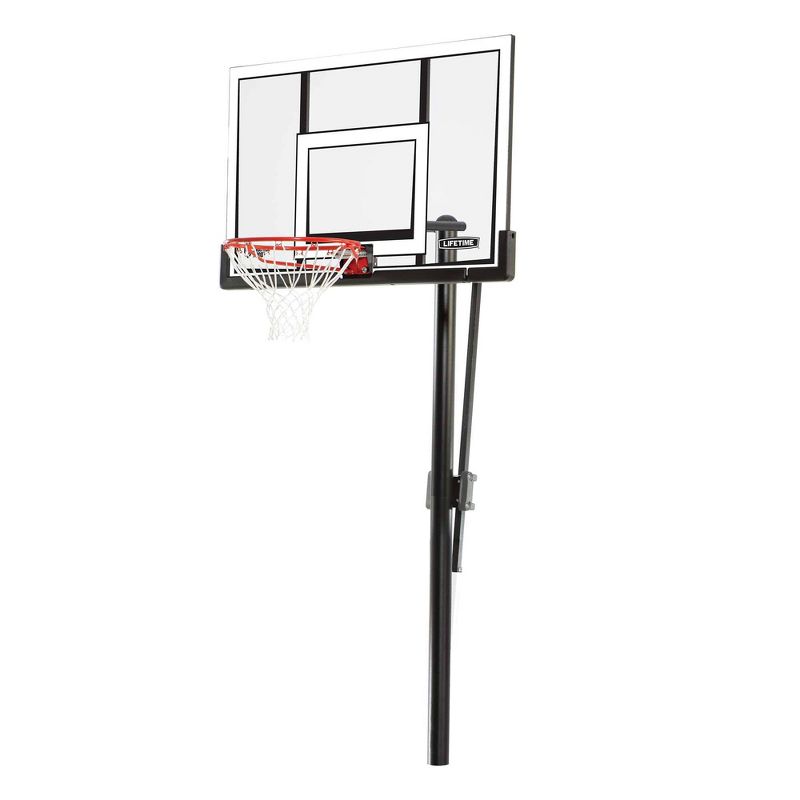 Lifetime Adjustable In-Ground 52&#34; Basketball Hoop, 3 of 4