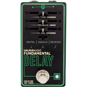 Walrus Audio Fundamental Series Delay Effects Pedal Black - 1 of 3