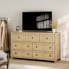 7 Dresser for Bedroom, 29" Tall Dresser, Modern Tall Drawer Dresser with Storage, Wooden Closet Dressers Chest of Drawers, White - 4 of 4