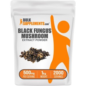 BulkSupplements Black Fungus Mushroom Extract Powder - 1 of 4