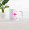 Crazy Dog T-Shirts Flamingo Spirit Animal Mug Funny Pink Bird Coffee Cup - 11oz - 2 of 4