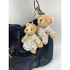 Wrapables Country Floral Plush Stuffed Animal Doll Keychain Bag Charm (Set of 2) - 2 of 4