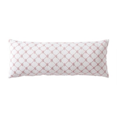 Linen Classique Dotted Windowpane Reversible Decorative Pillow