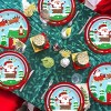 30Pcs Christmas Party Tableware Set 7 and 9 Inch Elk Claus Paper Plates 3.5 Inch Paper Cup Cute Xmas Disposable Cups for Xmas Holiday Dinner Supplies - 3 of 4
