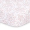 The Peanutshell Arianna Baby Crib Bedding Set - Pink/White - 3pc - 3 of 4