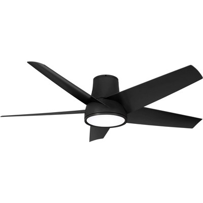 58" Minka Aire Chubby II Coal LED Hugger Smart Ceiling Fan with Remote
