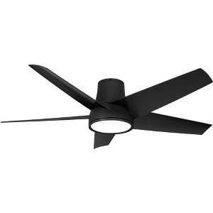 58" Minka Aire Chubby II Coal LED Hugger Smart Ceiling Fan with Remote - 1 of 4