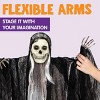 3 Pack Hanging Halloween Skeleton Ghosts Decorations, Grim Reapers for Best Halloween Outdoor Decorations - 4 of 4