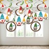 Big Dot of Happiness Garden Gnomes - Forest Gnome Party Hanging Decor - Party Decoration Swirls - Set of 40 - 3 of 4