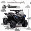 Acekool Kids 6V ATV 4 Wheeler Ride-On Toy with Music, Foot Pedal, Wear-Resistant Wheels, Battery Powered Electric Quad Car - 3 of 4