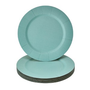 Silver Spoons Elegant Disposable Round Charger Plates for Party, Heavy Duty Disposable Dinner Set, 13”, (10 PC) - 1 of 1