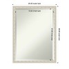 Amanti Art Bethany Beveled Wood Framed Bathroom Vanity Wall Mirror - 3 of 4