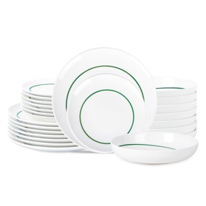 Stone Lain Luna 32-Piece Dinnerware Set Porcelain, Service for 8 - 1 of 4