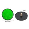 Unique Bargains M6x1.0 Motorcycle Bike Plastic Universal Screw Mount Reflective Warning Reflector 4 Pcs - 3 of 4