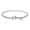 Black Bow Jewelry Sterling Silver 3mm Snake Chain Starter Bead Charm Bracelet or Anklet - 2 of 4
