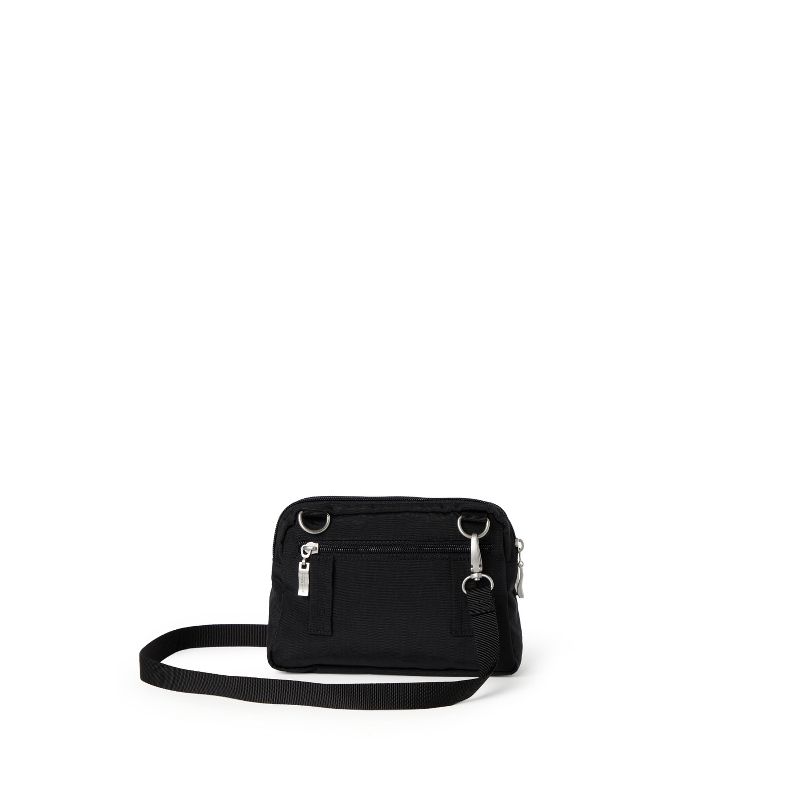 baggallini Triple Zip Small Crossbody Bag with Front Wallet, 3 of 7