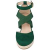 Allegra K Women's Closed Toe Espadrille Platform Wedges Heel Ankle Strap Sandal - 2 of 4