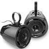 MTX 2 WET65T 6.5" 75W RMS 4Ω Tower Coaxial Speaker Pairs & WET75.2 Thunder Marine 100W x 2 @ 2Ω Amplifier - 2 of 4