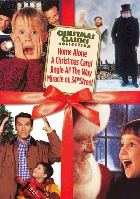 Christmas Classics Box Set: Home Alone/A Christmas Carol/Jingle All the Way/Miracle on 34th Street (DVD)