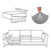 Unique Bargains Polyester Elastic Bottom Non-Slip Sofa Couch Cushion Cover 20"x20" - 2 of 4