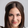 Unique Bargains Women's Double Strands Synthetic Hair Plaited Headband with Teeth 0.67 inch Wide 1 Pc - 2 of 4