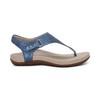 Aetrex Ellie Adjustable Quarter Strap Thong Sandal - 2 of 4
