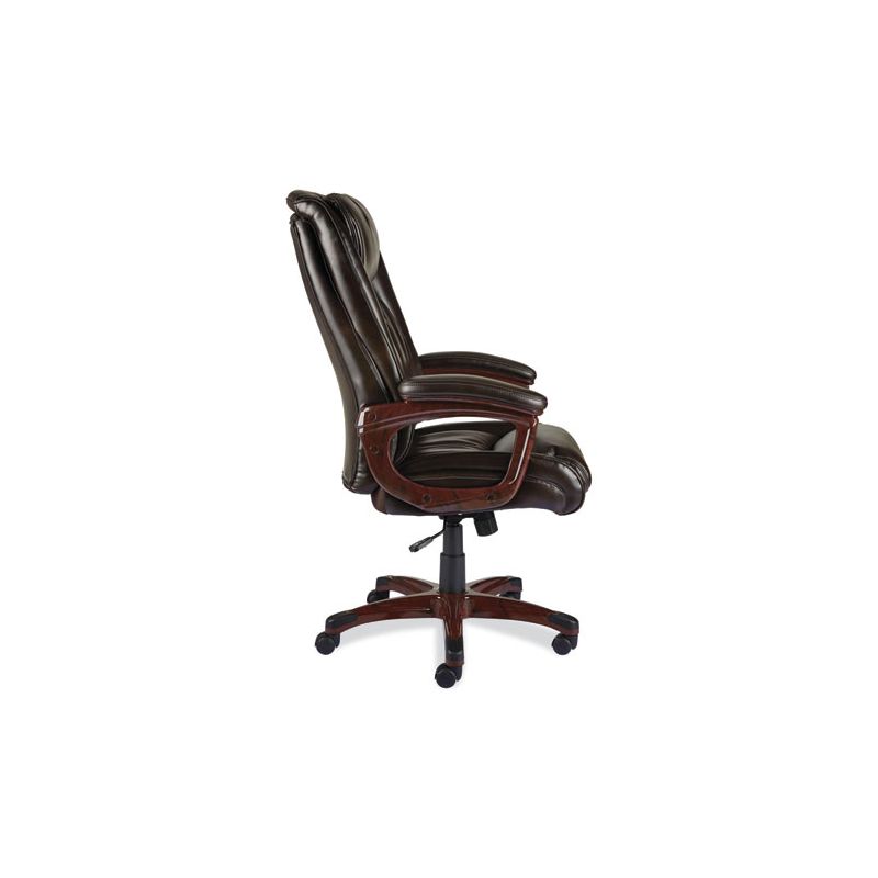 Alera Alera Darnick Series Manager Chair, Supports Up to 275 lbs, 17.13" to 20.12" Seat Height, Brown Seat/Back, Brown Base, 2 of 5