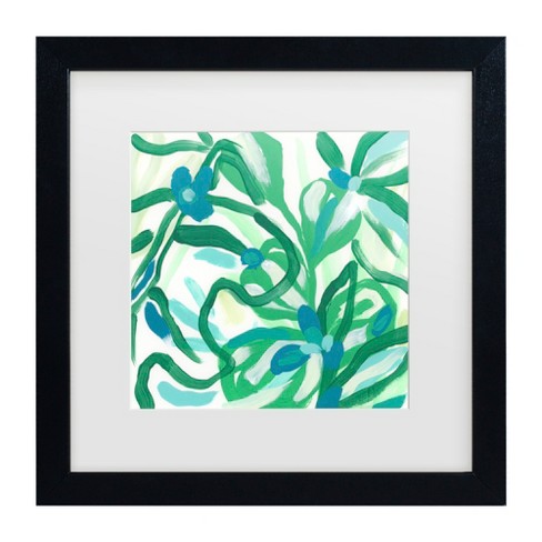 Trademark Fine Art - June Erica Vess  Jungle Melody Ii Matted Framed Art - image 1 of 4