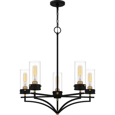 Quoizel Lighting Hillside 5 - Light Chandelier in  Matte Black