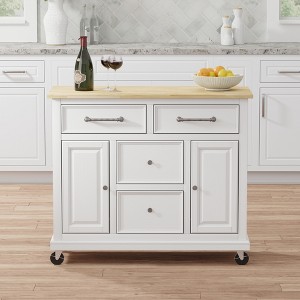 Glenwillow Home Kitchen Cart with Locking Casters - No-Tool Assembly - 1 of 4