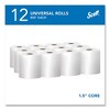 Scott Essential Hard Roll Towels for Business, Absorbency Pockets, 1-Ply, 8" x 800 ft,  1.5" Core, White, 12 Rolls / Carton - 2 of 4