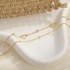 Gold Bracelets for Women Trendy 14K Gold Plated Bracelet for Women Non Tarnish Dainty Stackable Layered - 3 of 4