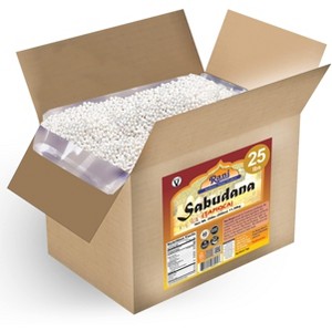 Sabudana (Tapioca / Sago) Pearls - 400oz (25lbs) 11.36kg Bulk Box - Rani Brand Authentic Indian Products - 1 of 4