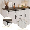 Garvee 59 Inch 4 Drawer Wood Dresser for Bedroom with Sliding Barn Doors Lacquered Engineered - 3 of 4