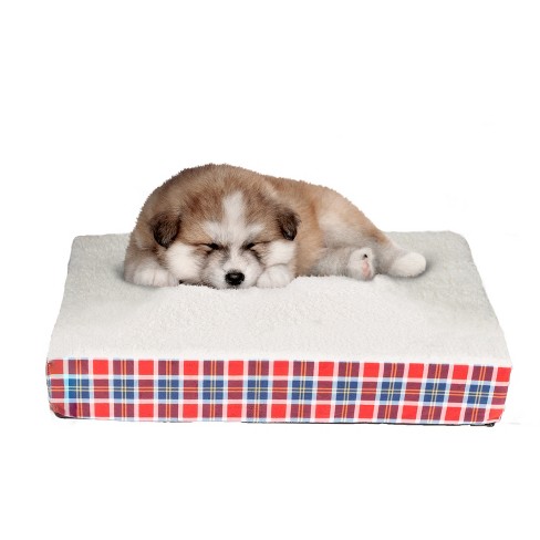 Petmaker memory foam dog shop bed with removable cover