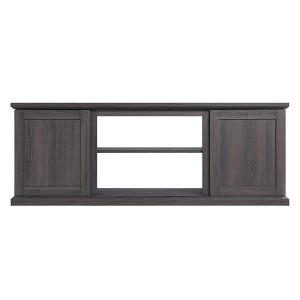 Franklin TV Stand for TVs up to 56" Brown - Manhattan Comfort: Rustic Style, Media Storage, Cabinet Doors - 1 of 4