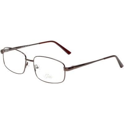 Scott&Zelda SZ7454 Unisex Polarize Bi-Focal Sunglass 41 OPTION Black Silver 55mm Blue Mirror +1.00