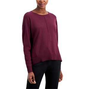 Alfani Womens Seamed Pullover Sweater - 1 of 2