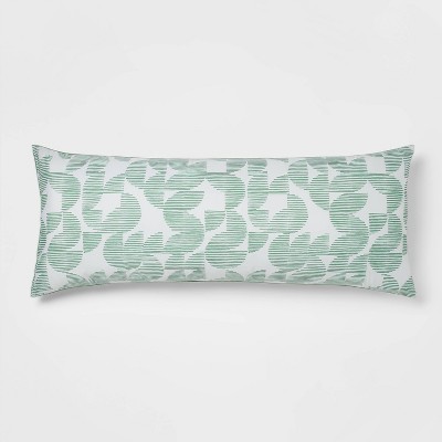 Reversible Body Pillow Green Geo/Green - Room Essentials™