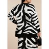 ELOQUII Oversized Zebra Intarsia Sweater - 3 of 4