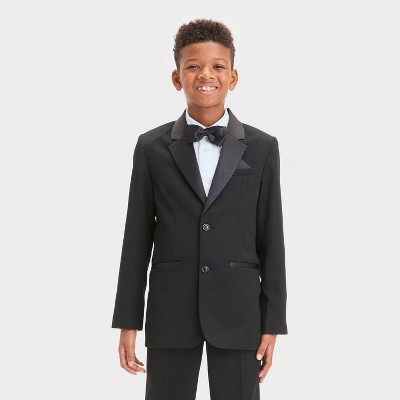 Boys' Suit Tuxedo Jacket - Cat & Jack™ Black