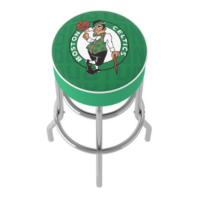 Boston Celtics Green Swivel Bar Stool with Metal Frame