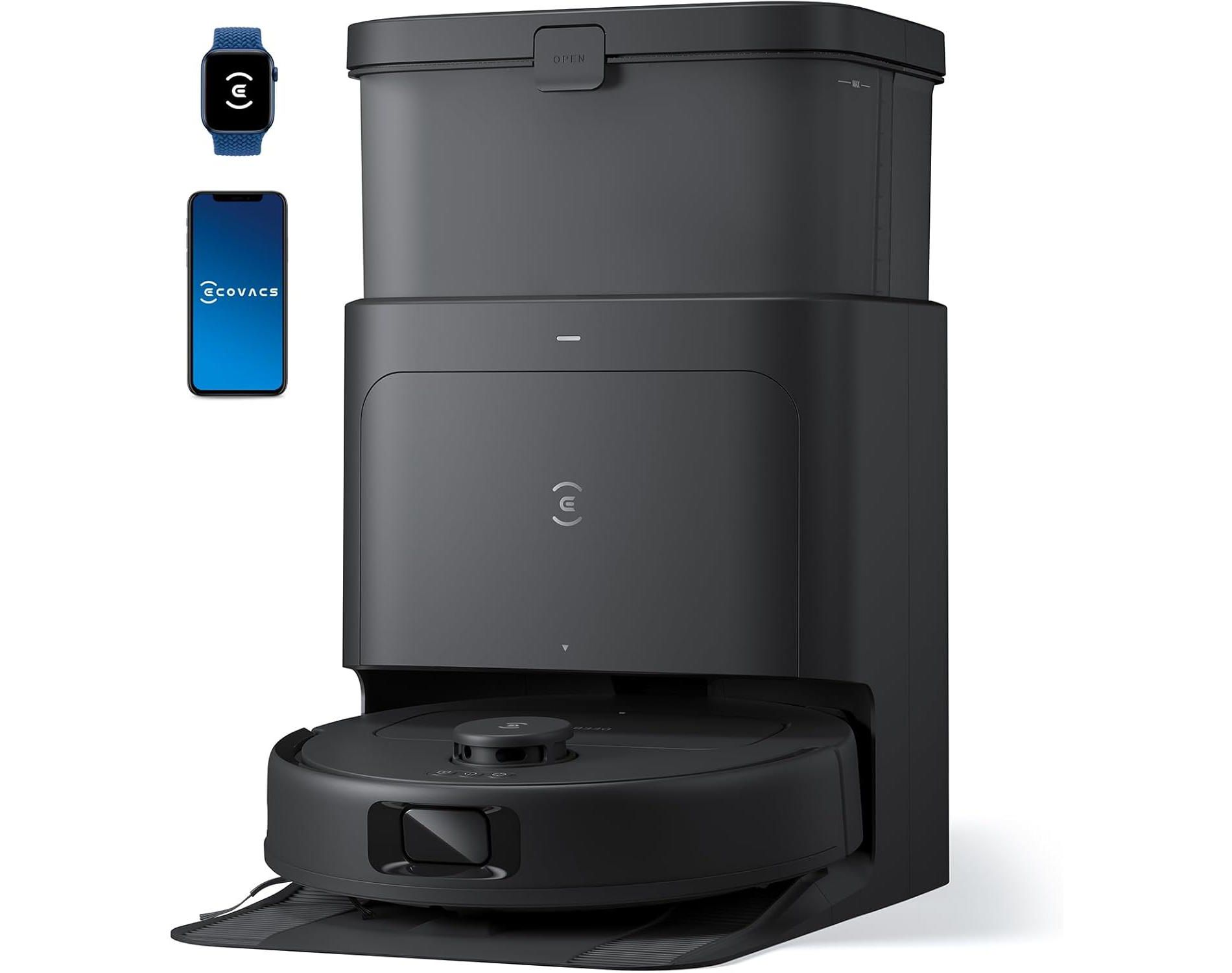 ECOVACS DEEBOT N30 PRO OMNI Robot Vacuum and Mop Edge Mopping Hot Air-Drying Hot Water Mop Washing