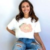Simply Sage Market Women's Bloom Flower Short Sleeve Garment Dyed Tee - 2 of 4
