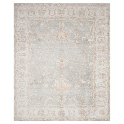 Light Blue/Ivory Holly Knotted Area Rug 4'X6' - Safavieh