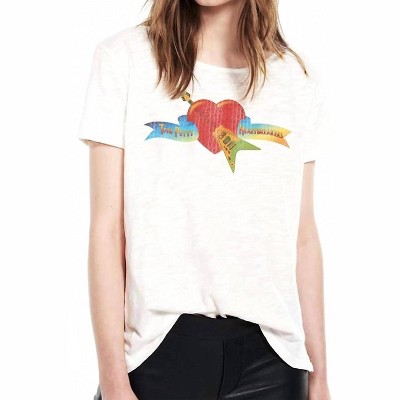 Women's Tom Petty Logo Crop Tee - PRINCE PETER