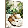 Amanti Art Cats Life Sleepy Time by Justyna Jaszke Framed Canvas Wall Art - 2 of 4