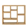 Open Wooden Open Shelf Bookcase, Freestanding Display Storage Cabinet with 7 Cube Storage Spaces, Floor Standing Bookshelf, Entryway, Storage Cabinet - 3 of 4