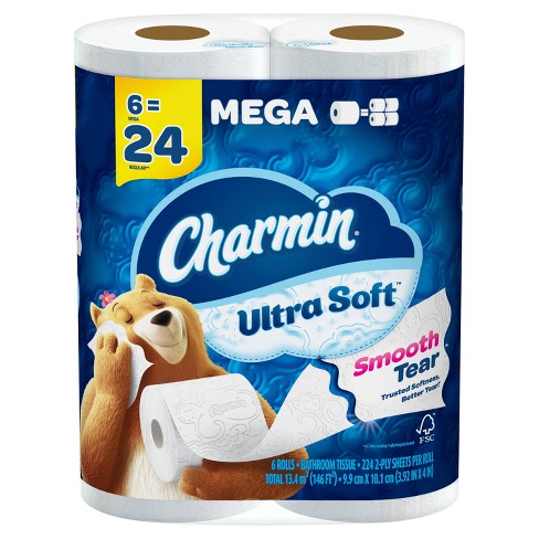 Charmin Ultra Soft Toilet Paper - 6 Mega Rolls : Target