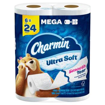 Charmin Ultra Soft Toilet Paper - 6 Mega Rolls